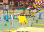 Cầu tuột liên hoàn sân chơi nước 