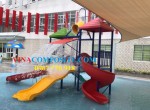 Cầu trượt hồ bơi liên hoàn nhiều dạng trượt 