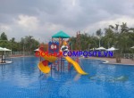 Cầu trượt hồ bơi thiếu nhi