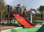 Cầu trượt nước hồ bơi 