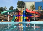Máng trượt nước giải trí, máng trượt hồ bơi