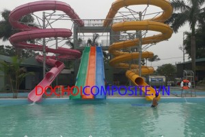 công trình máng trượt công viên nước Lâm Thao Phú Thọ