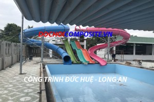Công trình máng trượt hồ bơi tỉnh Long An