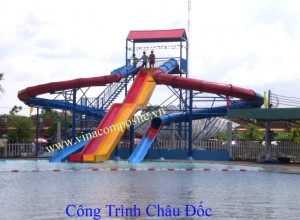 Thiết bị trượt công viên nước hồ bơi