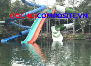 Máng trượt nước khu du lịch Suối Mơ