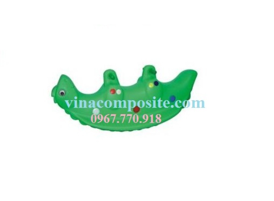 Bập bênh khủng long 2 chỗ ngồi