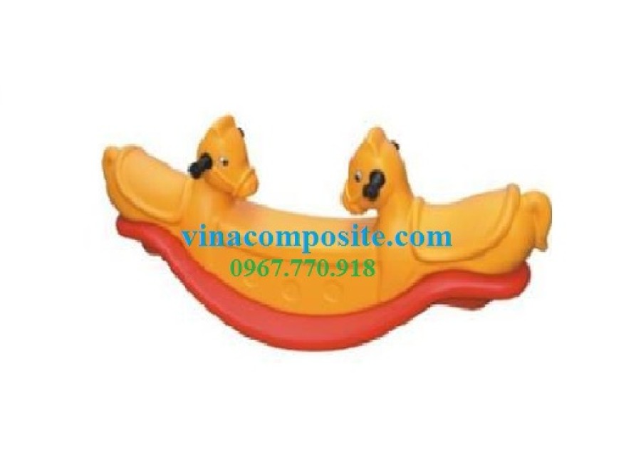 Bập bênh nhập khẩu 2 con thú