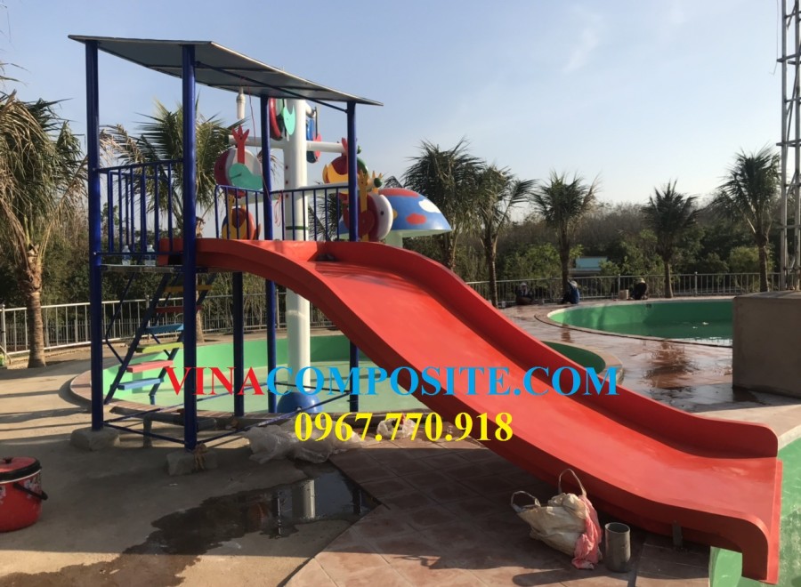 CẦU TRƯỢT BỂ BƠI TRẺ EM