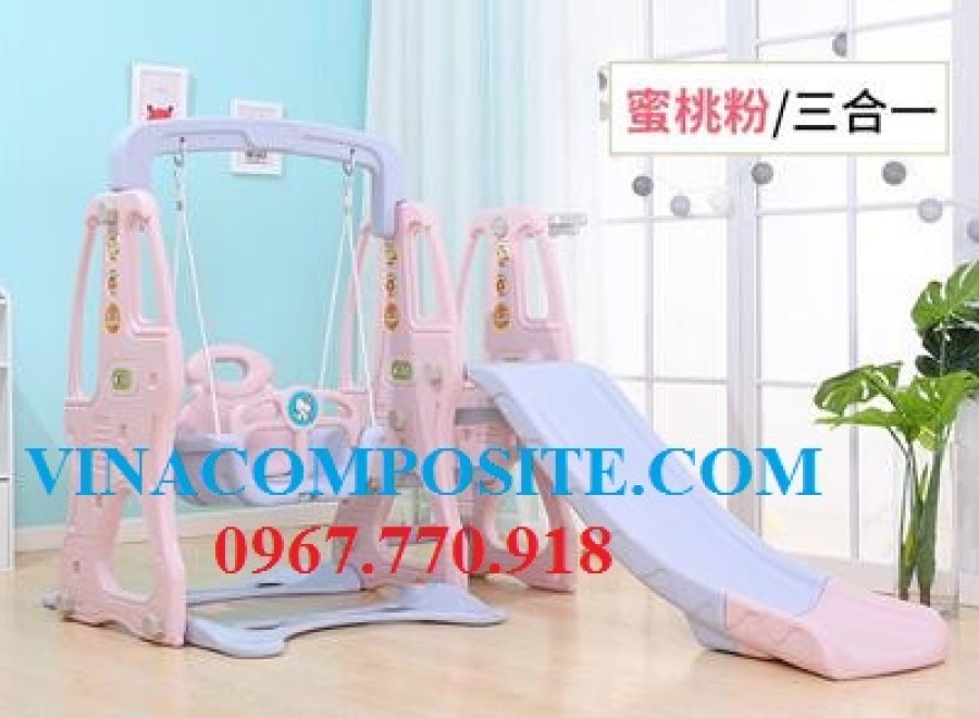 Cầu trượt xích đu  nguyên khối nhập khẩu