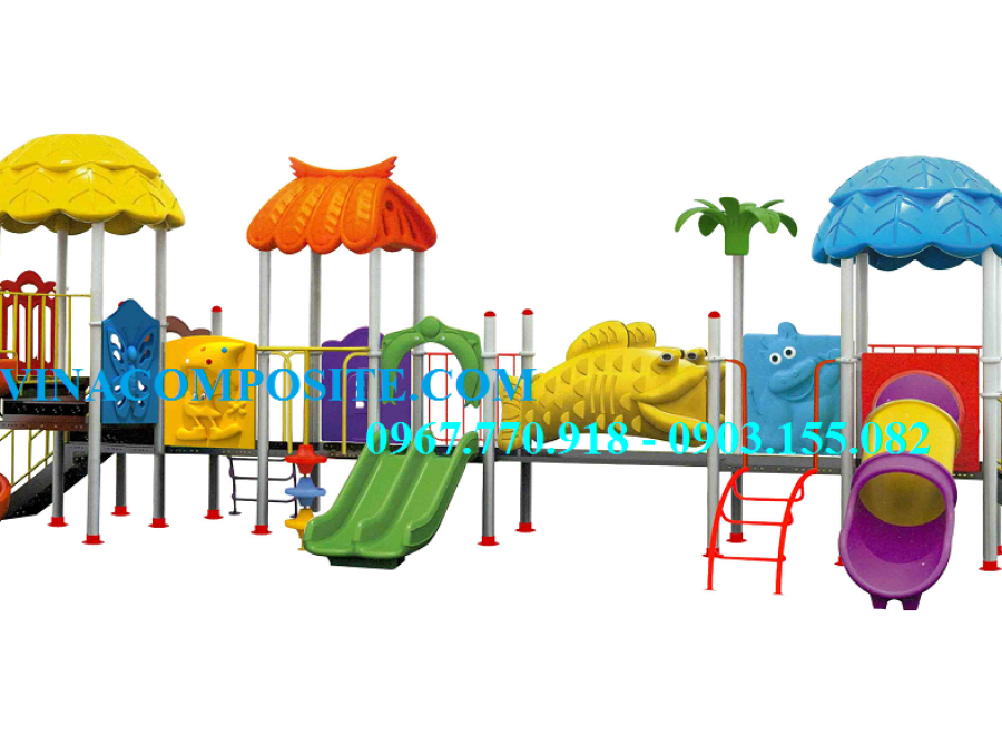 Đồ chơi liên hoàn cầu trượt ngoài trời
