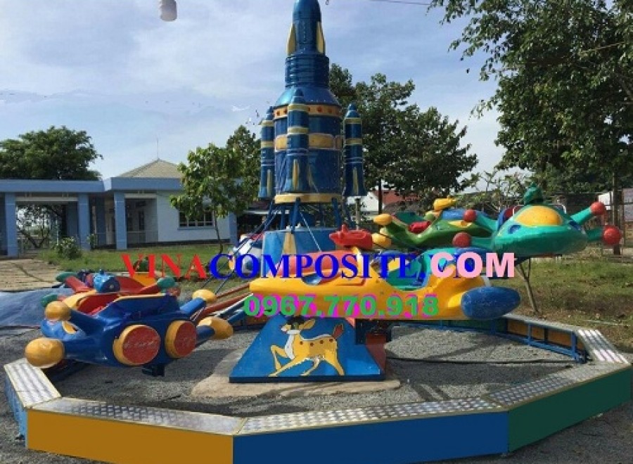 Đu quay đảo 6 máy bay giá rẻ