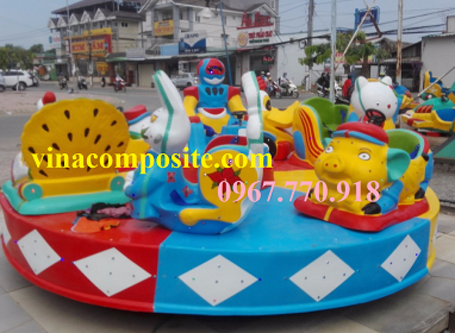 Đu quay mâm xoay điện