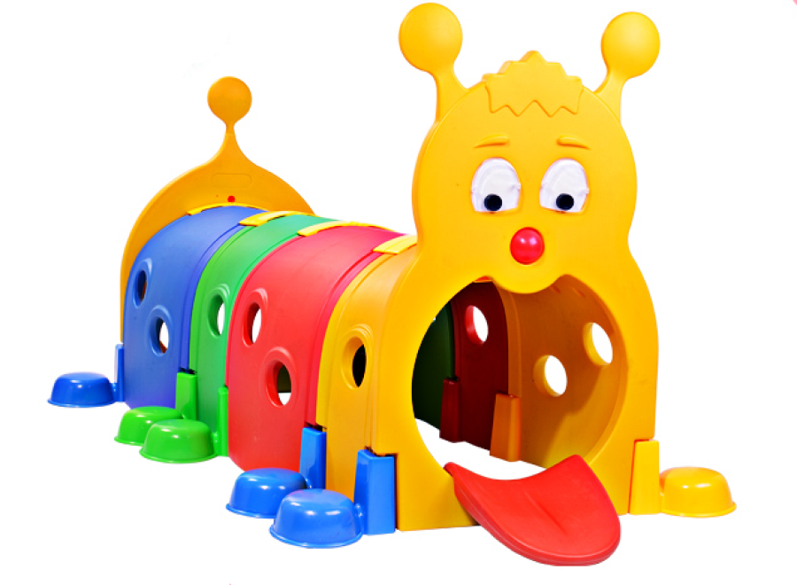 Hầm chui hình con sâu ngộ nghĩnh