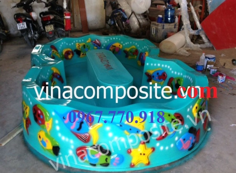 Hồ câu cá  nhựa composite