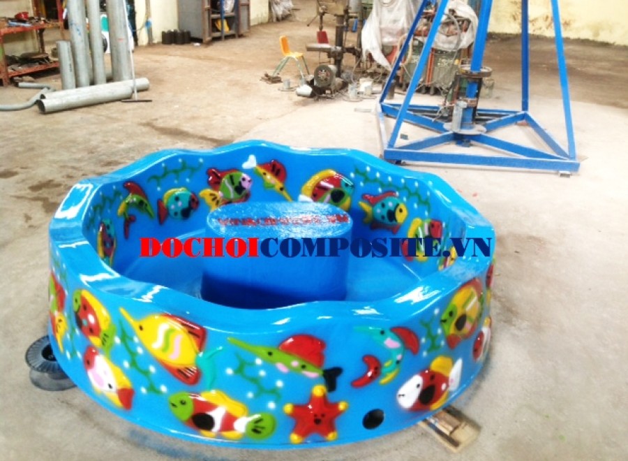 Bể câu cá cho trẻ chơi câu cá nhựa