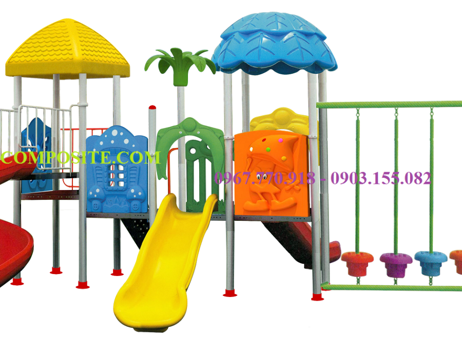 Liên hoàn cầu trượt xích đu ngoài trời