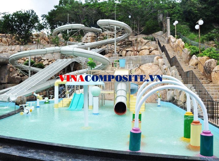 Máng trượt công viên nước giải trí 