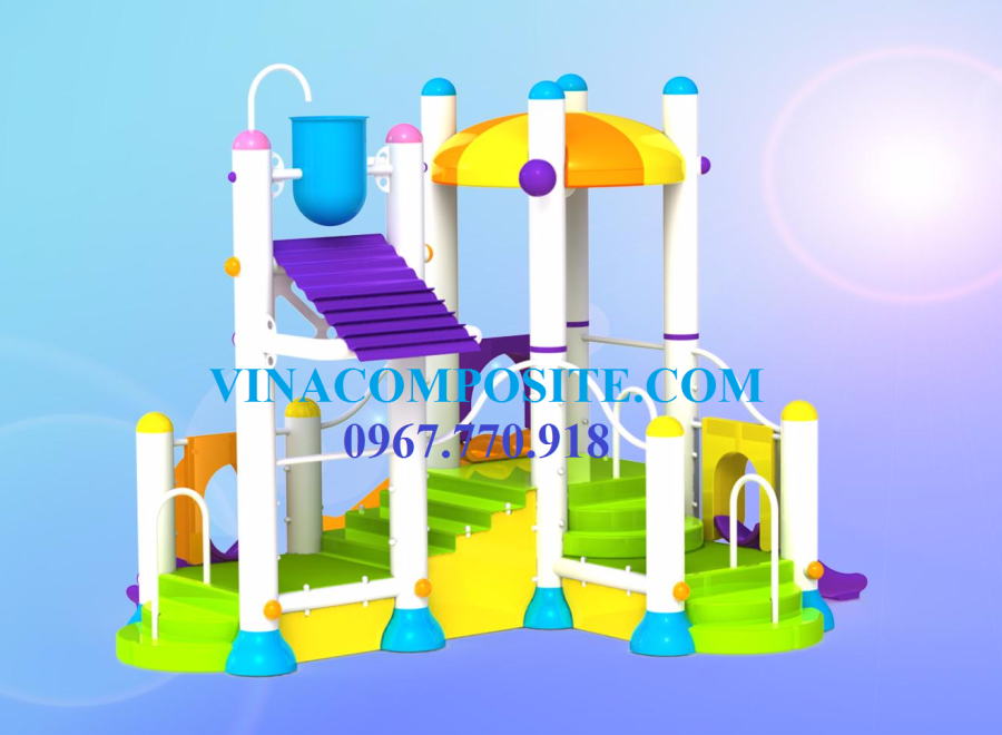 Mô hình công viên nước liên hoàn mini