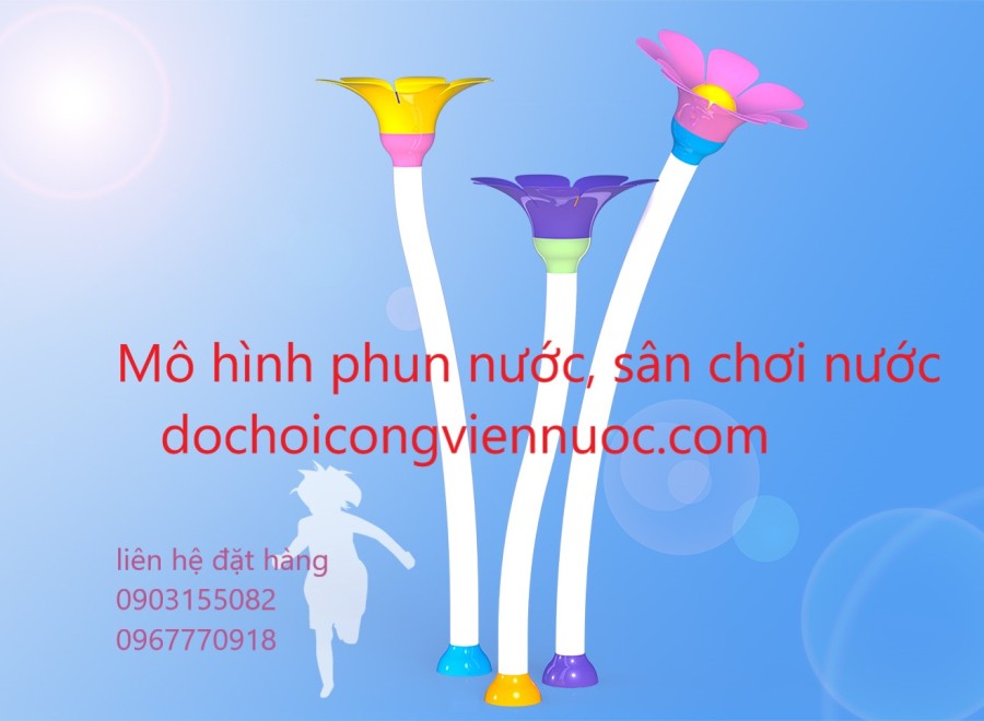 Mô hình trò chơi phun nước bể bơi