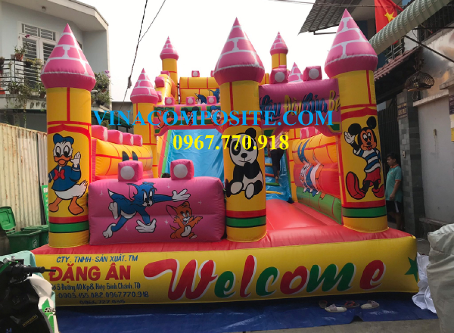 Nhà hơi nhún cho bé