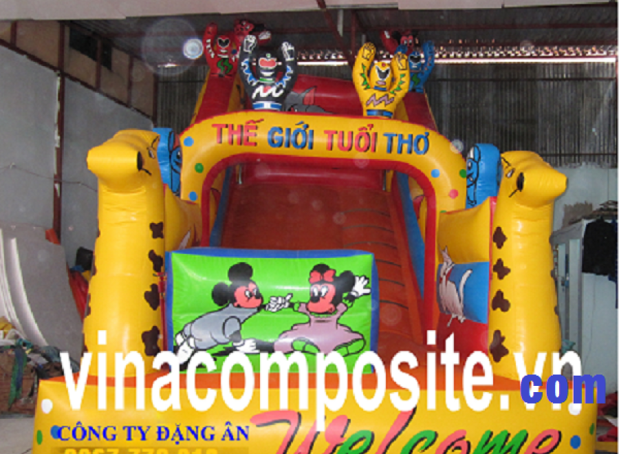 Nhà phao mini trong nhà