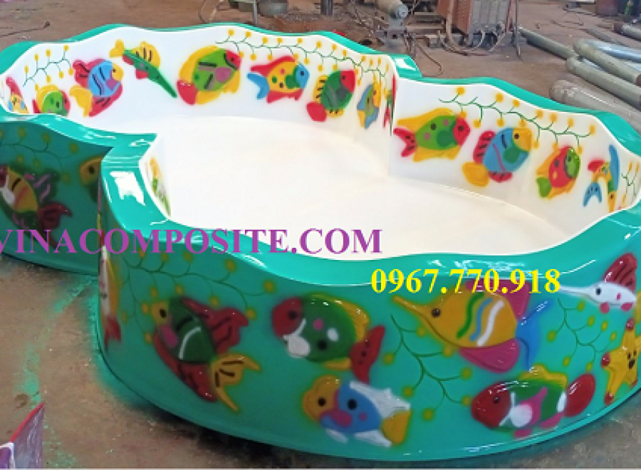 Sản xuất hồ câu cá trẻ em