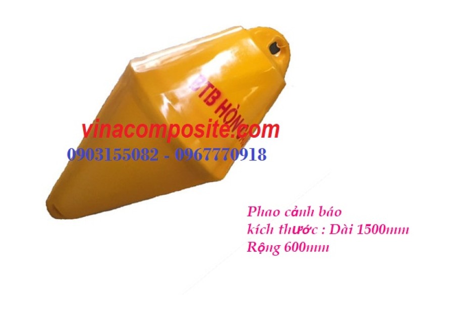 Sản xuất phao cảnh báo hình thoi nhựa composite