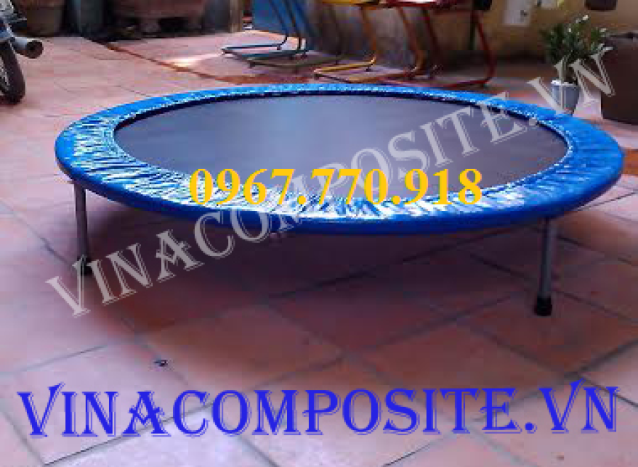 Thảm nhún vận động trẻ em, sàn nhún lò xo mini