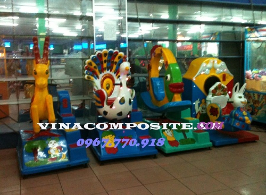 Thú nhún điện trẻ em ngoài trời