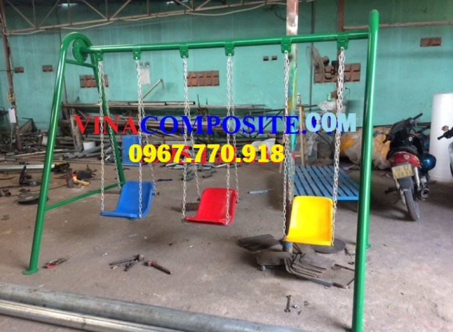 Xích đu 3 ghế trẻ em